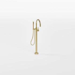Nature Floorstanding Bath Filler with Hand Spray