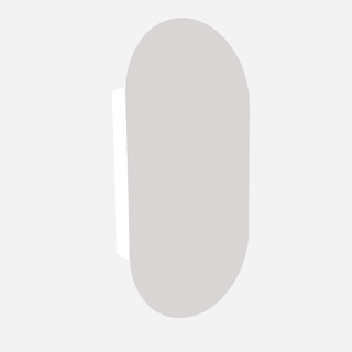 Neo Oval 500 Inset Mirror Cabinet