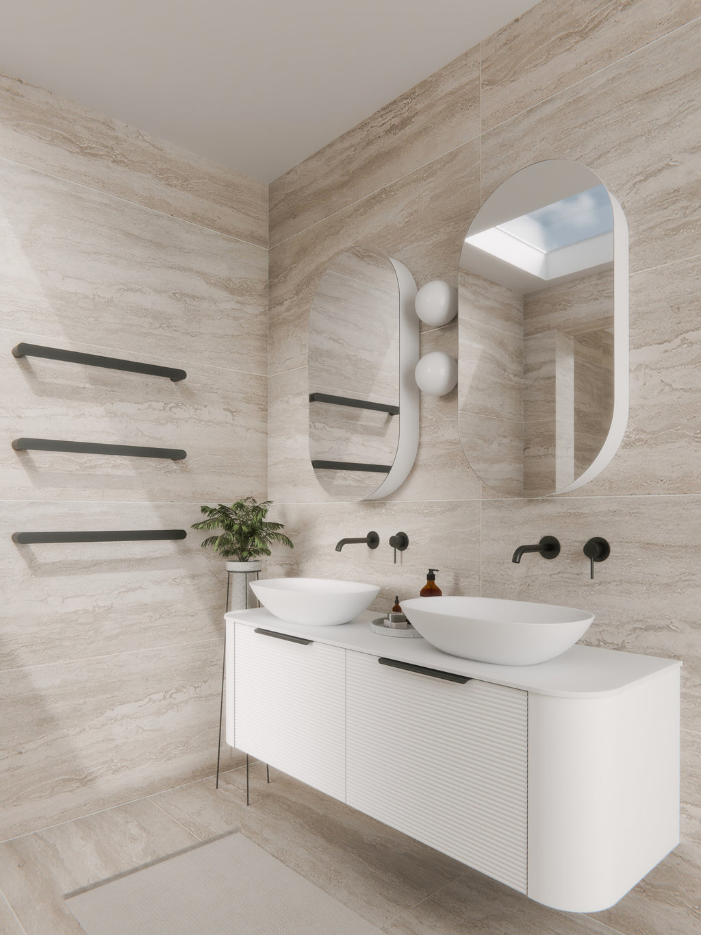 Neo Oval 500 Mirror Cabinet – Code Interiors