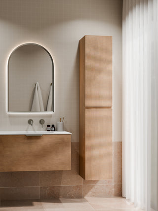 Lineare Tall Bathroom Cabinet | Orchard Front