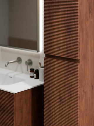 Lineare Tall Bathroom Cabinet | Orchard Front