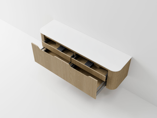 Sora 1800 Vanity | Slab Top