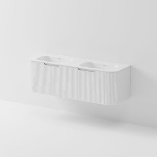 Sora 1500 Wall Hung Vanity | Double Inset Basin
