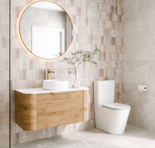 Ceramic Pillar Round Basin