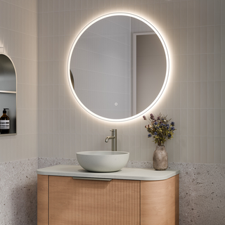 Solace-Circle-Led-Mirror-Setting-Render-With-Nature-Vanity