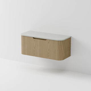 Sora 1200 Vanity | Concrete Slab Top
