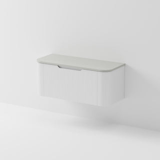 Sora 1200 Vanity | Concrete Slab Top