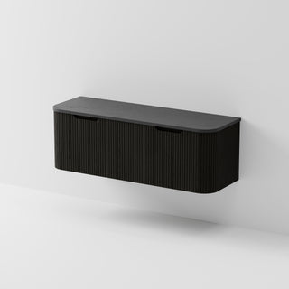 Sora 1500DB Vanity | Concrete Slab Top