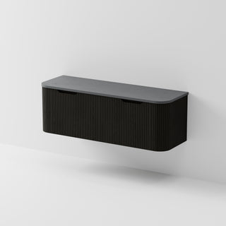 Sora 1500DB Vanity | Concrete Slab Top