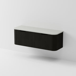 Sora 1500DB Vanity | Concrete Slab Top
