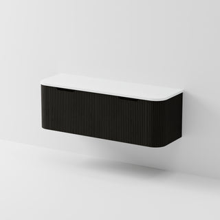 Sora 1500DB Vanity | Concrete Slab Top