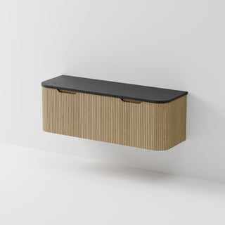 Sora 1500DB Vanity | Concrete Slab Top