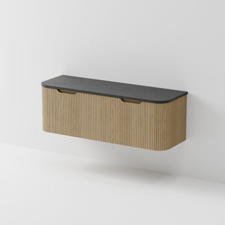 Sora 1500DB Vanity | Concrete Slab Top