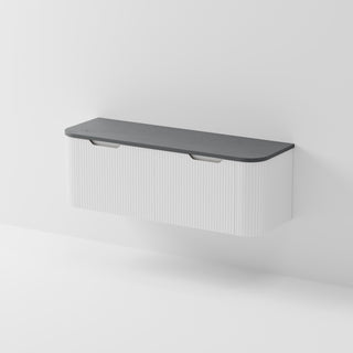 Sora 1500DB Vanity | Concrete Slab Top
