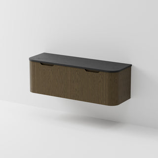 Sora 1500DB Vanity | Concrete Slab Top