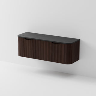 Sora 1500DB Vanity | Concrete Slab Top