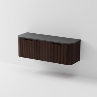 Sora 1500DB Vanity | Concrete Slab Top