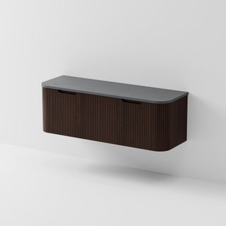 Sora 1500DB Vanity | Concrete Slab Top