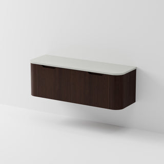Sora 1500DB Vanity | Concrete Slab Top
