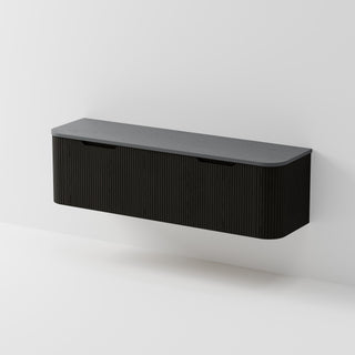 Sora 1800DB Vanity | Concrete Slab Top