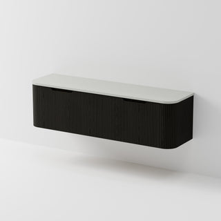 Sora 1800DB Vanity | Concrete Slab Top