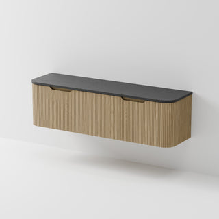 Sora 1800DB Vanity | Concrete Slab Top