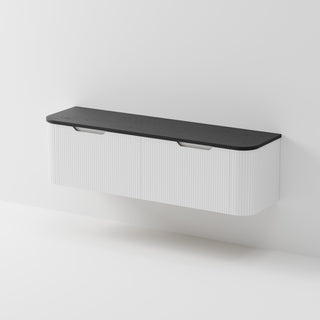 Sora 1800DB Vanity | Concrete Slab Top