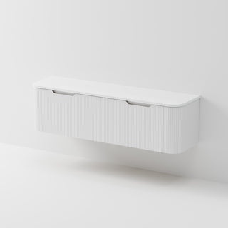 Sora 1800DB Vanity | Concrete Slab Top