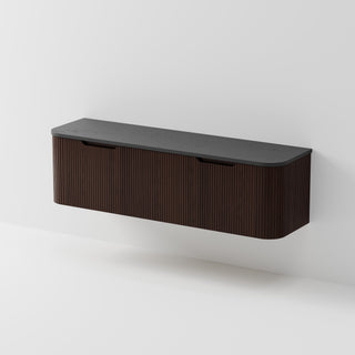 Sora 1800DB Vanity | Concrete Slab Top