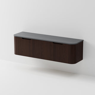 Sora 1800DB Vanity | Concrete Slab Top