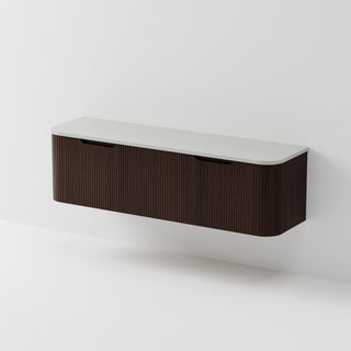 Sora 1800DB Vanity | Concrete Slab Top