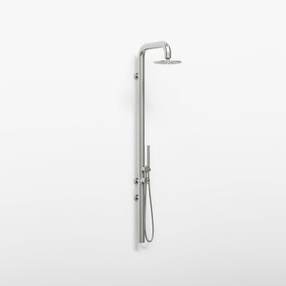 Tasman Outdoor Wall Shower With Mixer & Hand Shower
