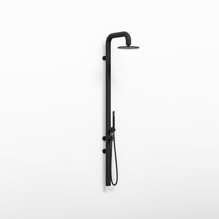 Tasman Outdoor Wall Shower With Mixer & Hand Shower