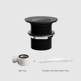 Versa Pop Up Bath Waste Kit 40mm | Non-Overflow Long Tail