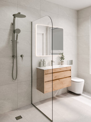 Luxe 600 Slim Wall Hung Vanity |  2 Drawer