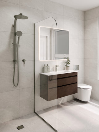 Luxe 600 Slim Wall Hung Vanity |  2 Drawer
