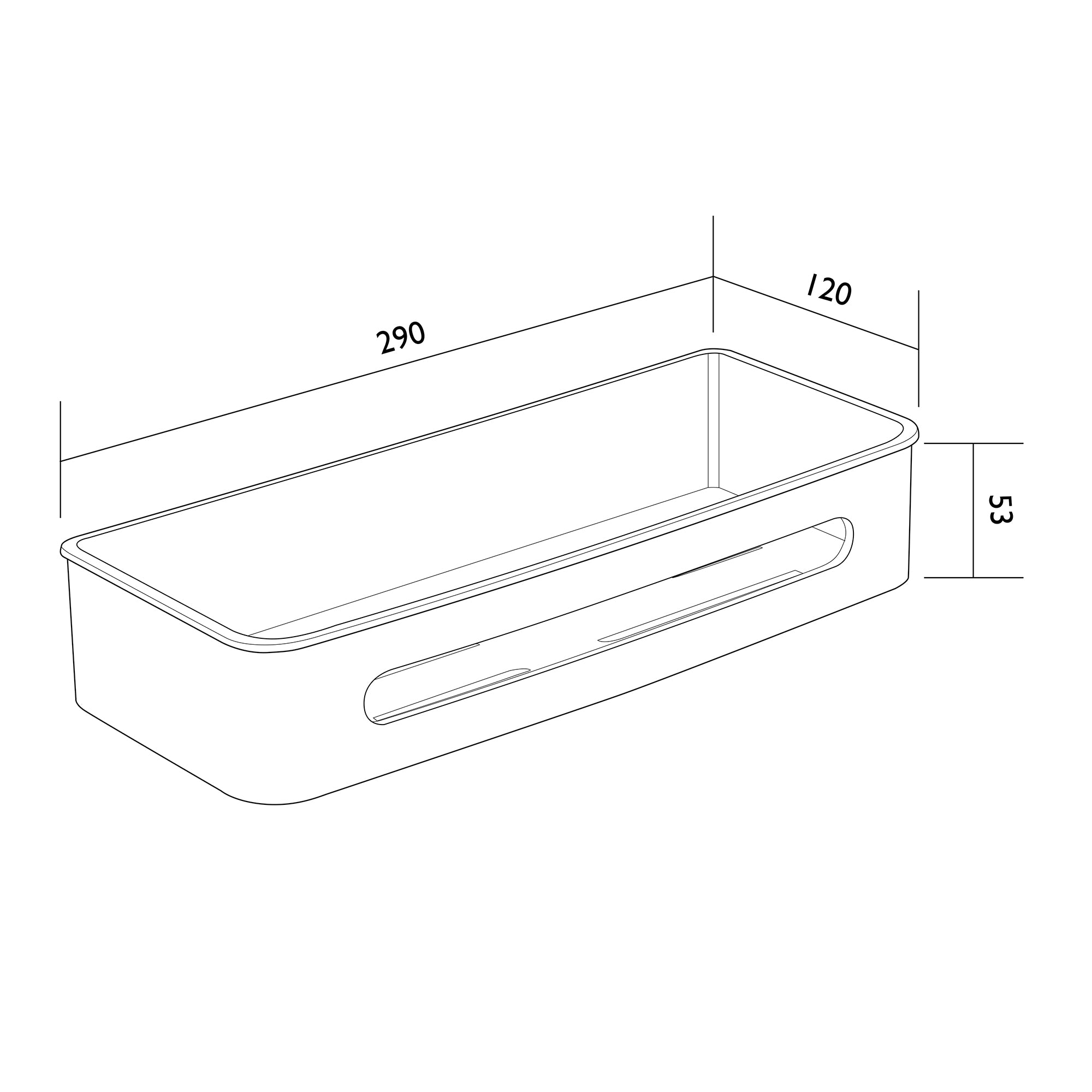 versa-rectangle-shower-shelf-spec-sheet