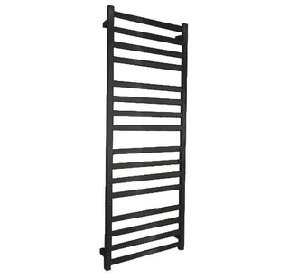 ELITE SQUARE HEATED TOWEL LADDER 1600X600MM BLACK